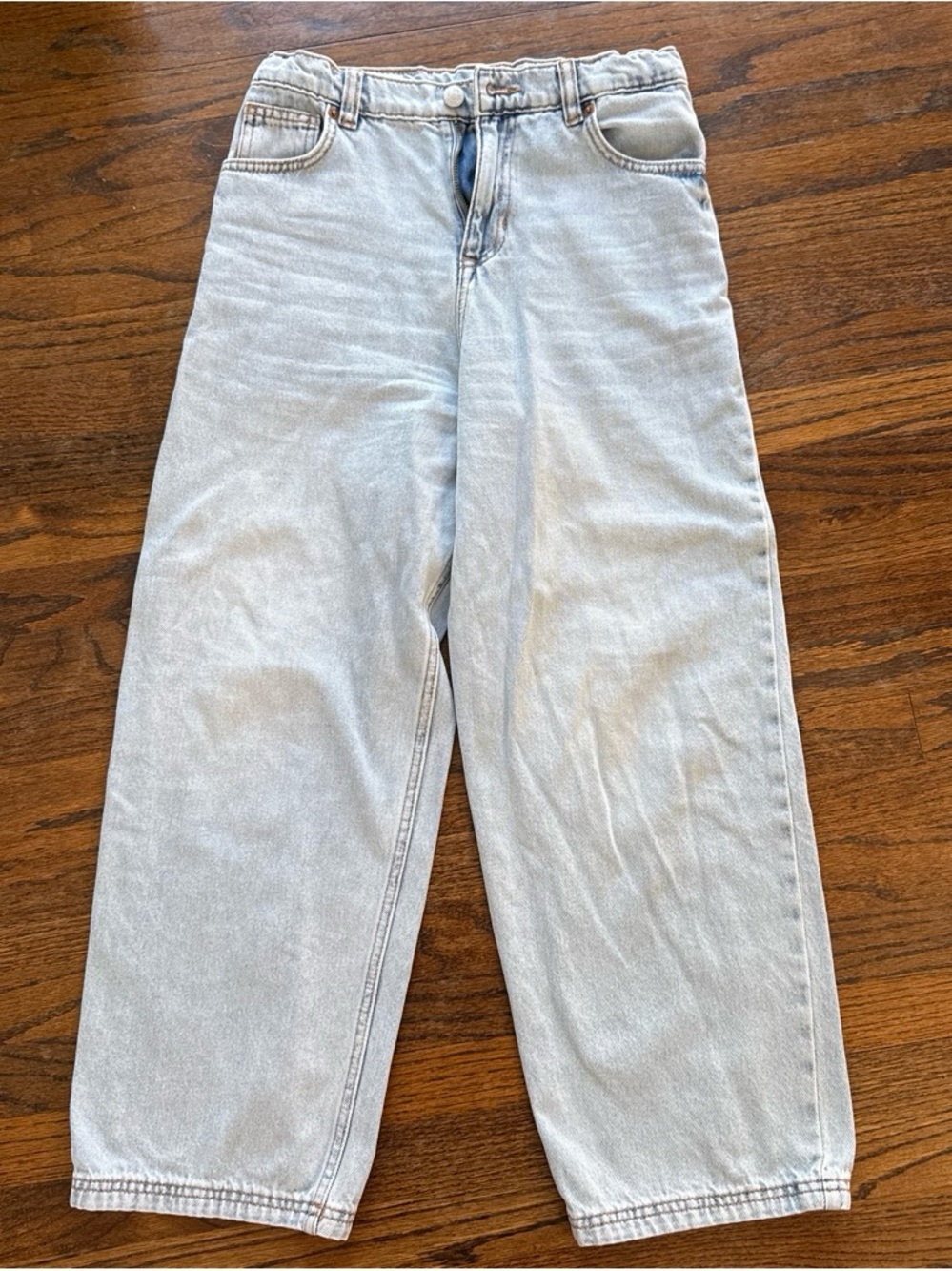 Zara Light Blue Kids' Jeans slight barrel size 11/12 boys